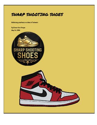 SHARP SHOOTING SHOES
