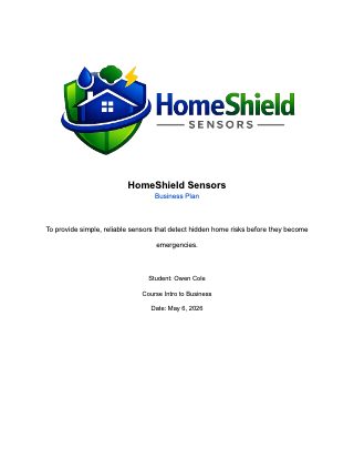 HomeShield Sensors