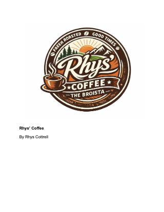 Rhys' Coffee