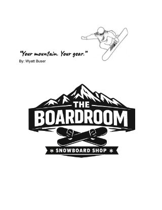 THE BOARDROOM SNOWBOARD SHOP